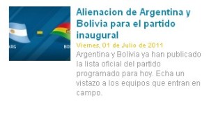 (Bolivia cayó en la volteada)