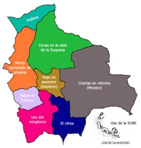 Algo así como un mapa de las pesadillas de los introvertidos. Pero con más colores.