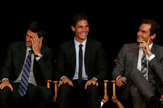 Otra de las mesas más divertidas fue la de los tenistas, que se cansaron de gastar a Delpo que perdió todas sus ternas.