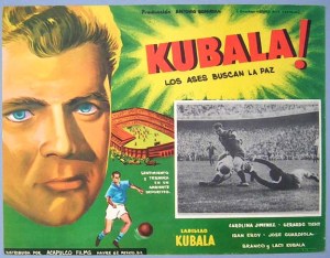 Kubala haciendo de sí mismo en una película. ¿El papel más difícil?