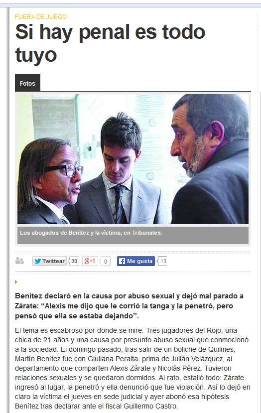 Aparentemente, para los medios esto es menos indignante que lo de Icardi y Wanda.